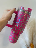 Hydration Cutie Leopard Pink Tumbler