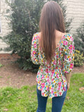 Floral Blooms Top