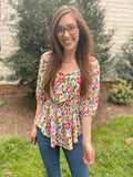 Floral Blooms Top