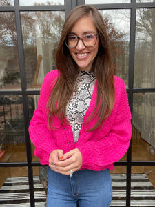 Charming Pink Cardigan