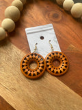 Classic Natural Wooden Earrings