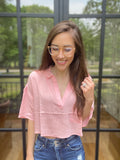 Easy Moments Pink Top