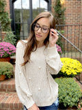 Peaceful Energy Ivory Sweater