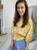 Morning Sunrise Floral Top