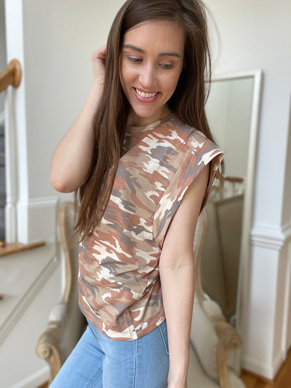 Under Disguise Camo Top