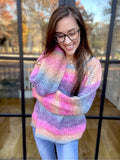 Rainbow Ombré Sweater