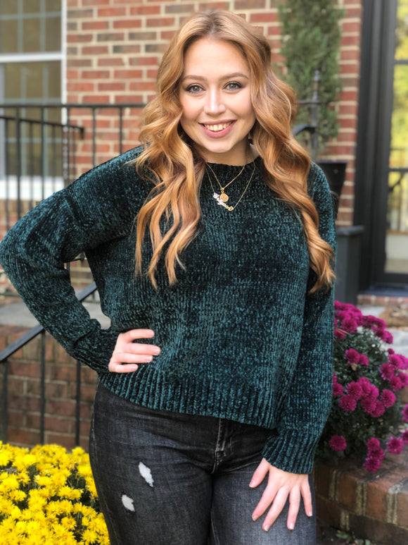 Falls All About Chenille Sweater