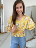 Morning Sunrise Floral Top