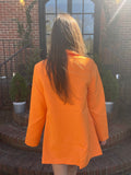 It’s All Business Orange Blazer